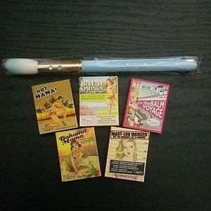 TheBalm samples with highlight brush